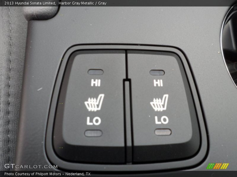 Harbor Gray Metallic / Gray 2013 Hyundai Sonata Limited