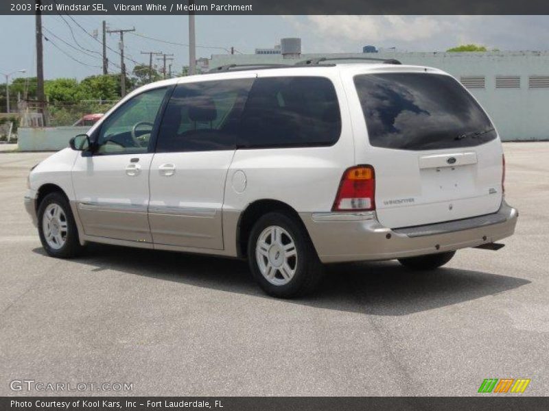 Vibrant White / Medium Parchment 2003 Ford Windstar SEL