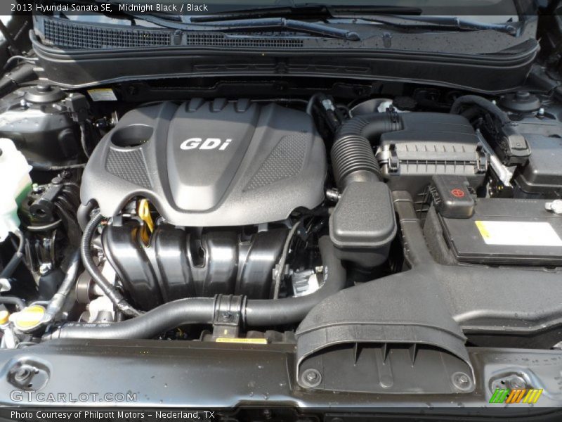 Midnight Black / Black 2013 Hyundai Sonata SE