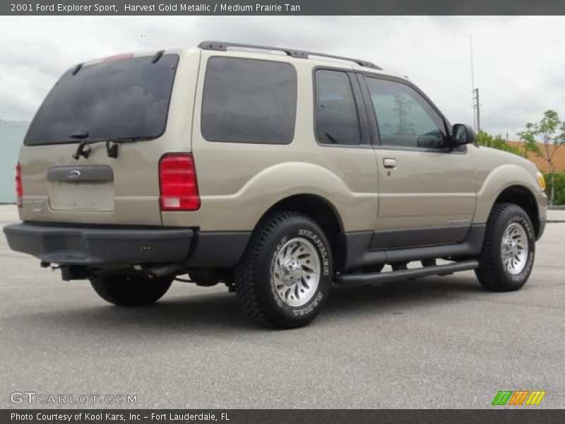 Harvest Gold Metallic / Medium Prairie Tan 2001 Ford Explorer Sport