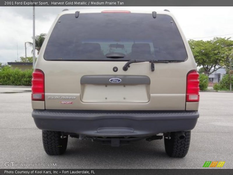 Harvest Gold Metallic / Medium Prairie Tan 2001 Ford Explorer Sport