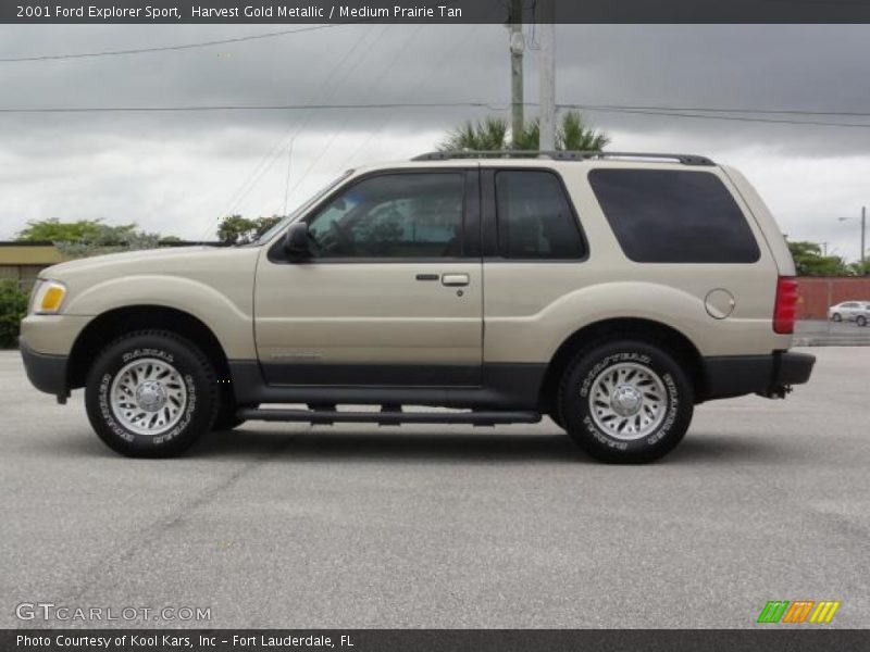 Harvest Gold Metallic / Medium Prairie Tan 2001 Ford Explorer Sport