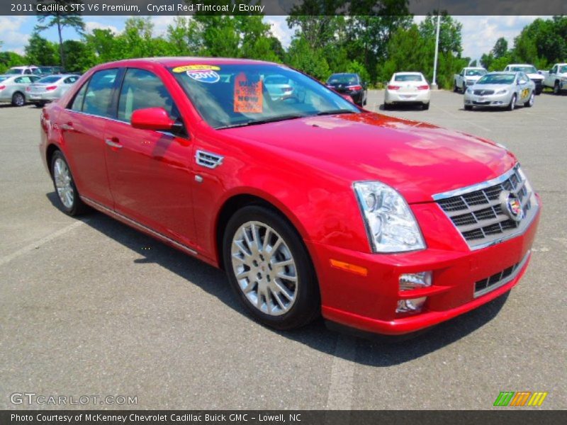 Crystal Red Tintcoat / Ebony 2011 Cadillac STS V6 Premium