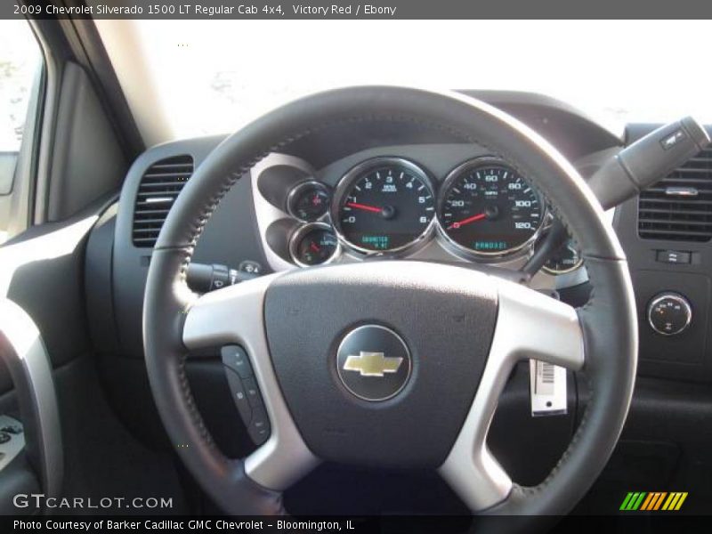 Victory Red / Ebony 2009 Chevrolet Silverado 1500 LT Regular Cab 4x4