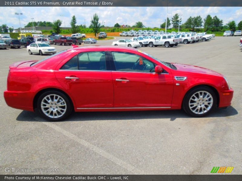 Crystal Red Tintcoat / Ebony 2011 Cadillac STS V6 Premium