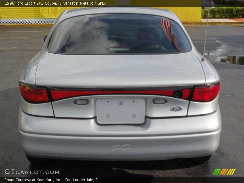 Silver Frost Metallic / Gray 1998 Ford Escort ZX2 Coupe