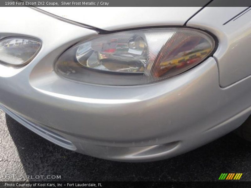 Silver Frost Metallic / Gray 1998 Ford Escort ZX2 Coupe