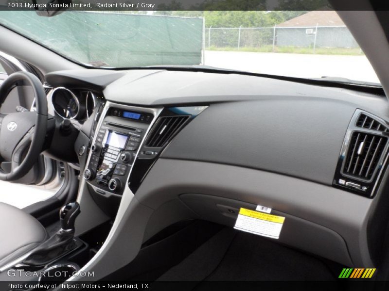 Radiant Silver / Gray 2013 Hyundai Sonata Limited