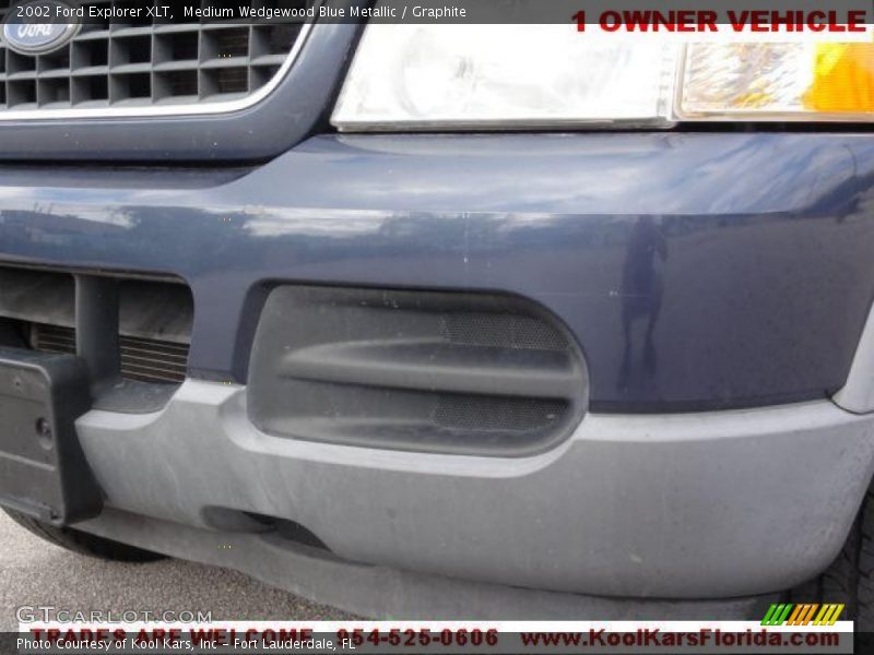 Medium Wedgewood Blue Metallic / Graphite 2002 Ford Explorer XLT