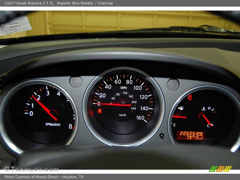 Majestic Blue Metallic / Charcoal 2007 Nissan Maxima 3.5 SL