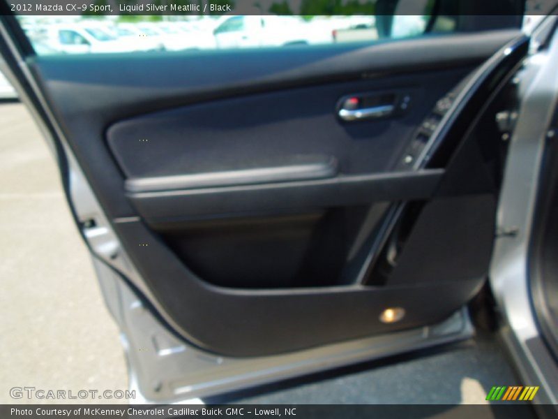 Liquid Silver Meatllic / Black 2012 Mazda CX-9 Sport
