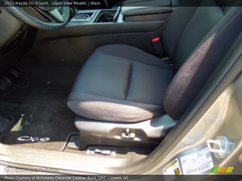Liquid Silver Meatllic / Black 2012 Mazda CX-9 Sport