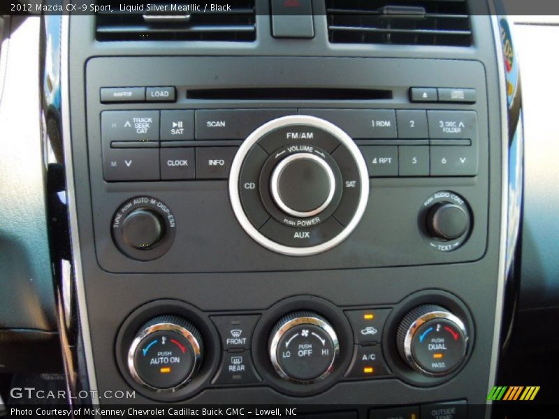 Controls of 2012 CX-9 Sport