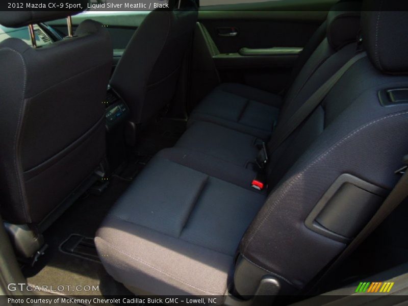 Liquid Silver Meatllic / Black 2012 Mazda CX-9 Sport