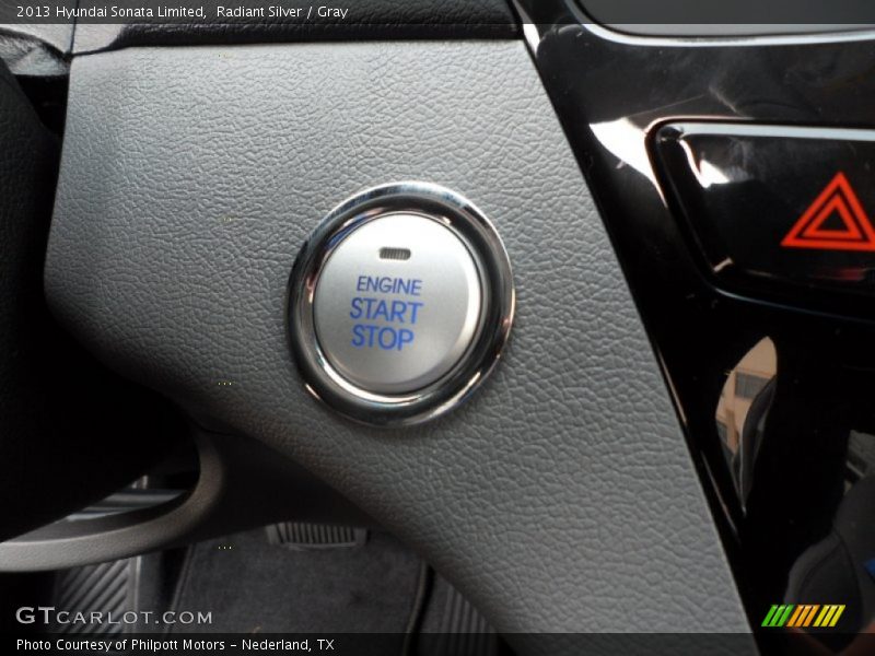 Radiant Silver / Gray 2013 Hyundai Sonata Limited