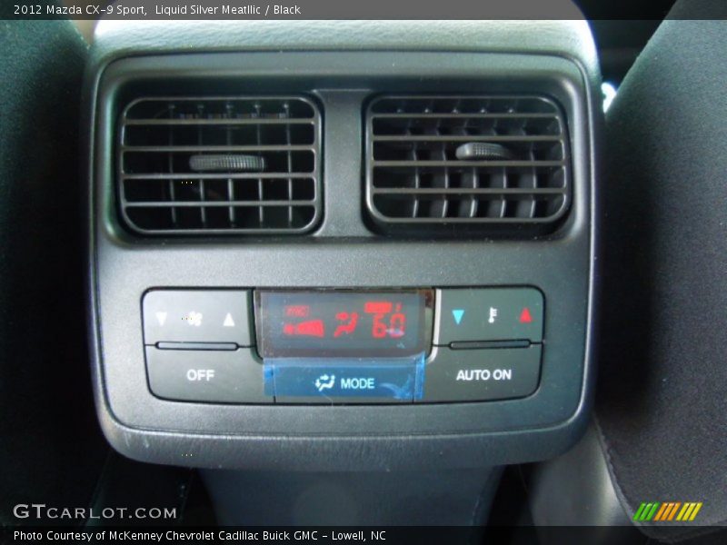 Liquid Silver Meatllic / Black 2012 Mazda CX-9 Sport
