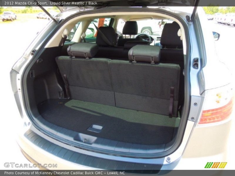 Liquid Silver Meatllic / Black 2012 Mazda CX-9 Sport