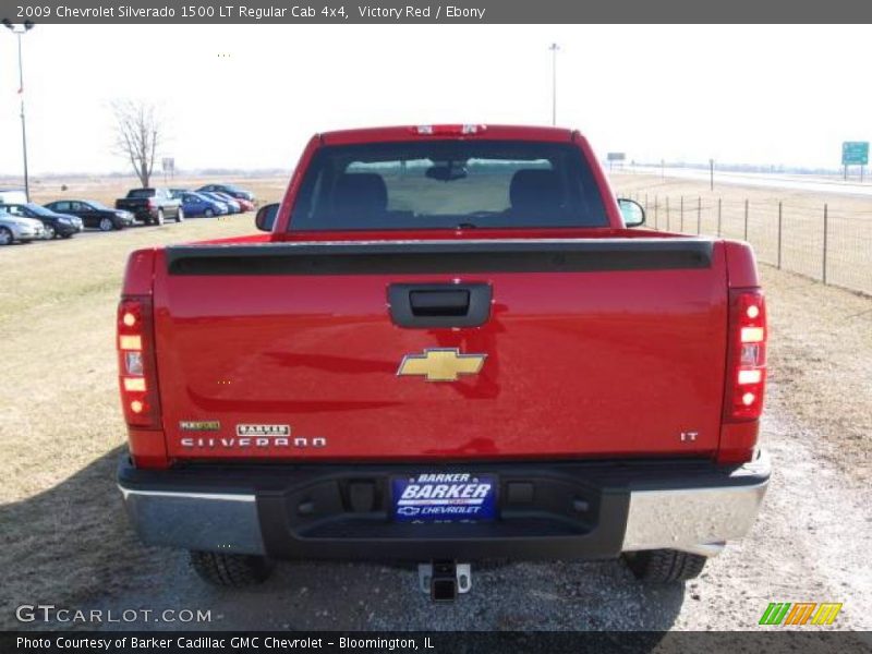 Victory Red / Ebony 2009 Chevrolet Silverado 1500 LT Regular Cab 4x4