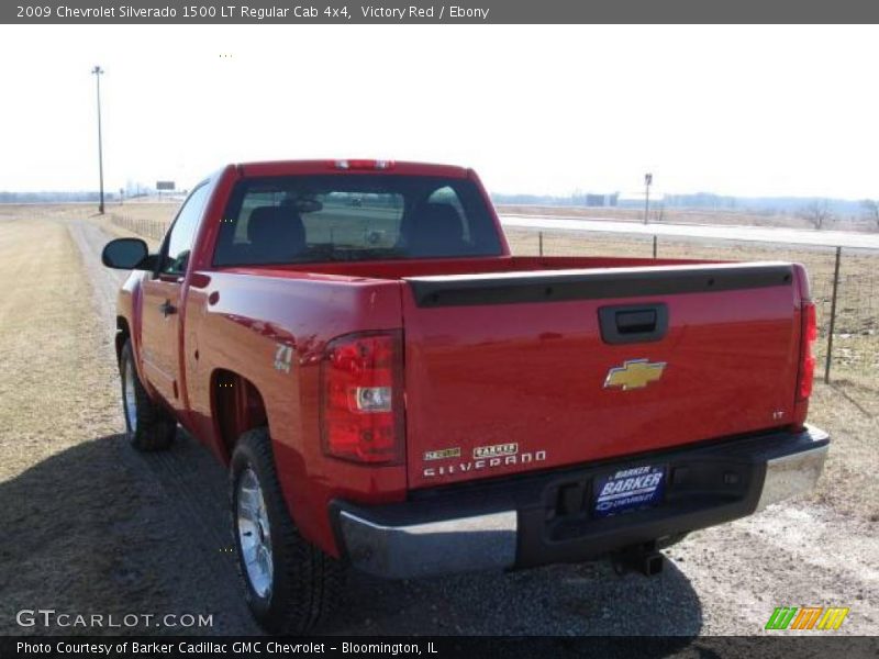 Victory Red / Ebony 2009 Chevrolet Silverado 1500 LT Regular Cab 4x4