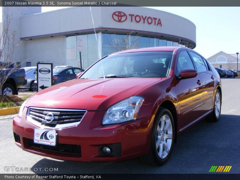 Sonoma Sunset Metallic / Charcoal 2007 Nissan Maxima 3.5 SE