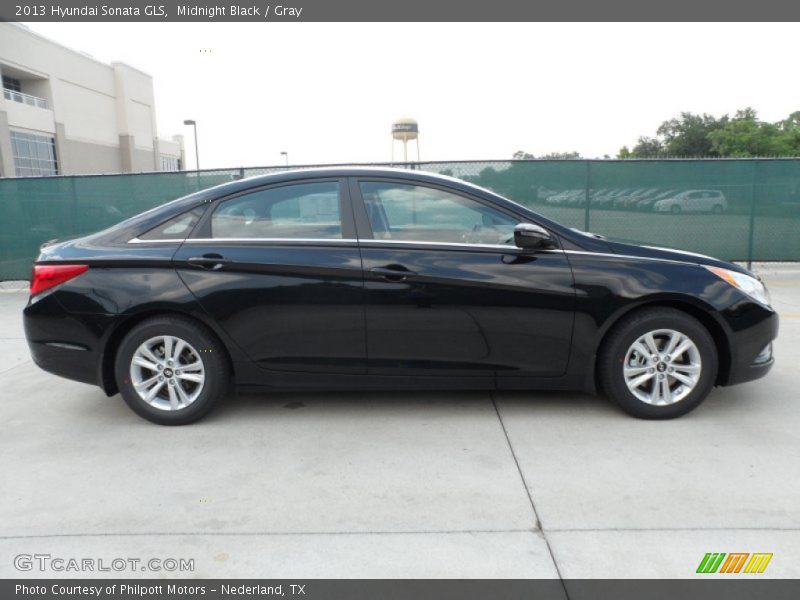 Midnight Black / Gray 2013 Hyundai Sonata GLS
