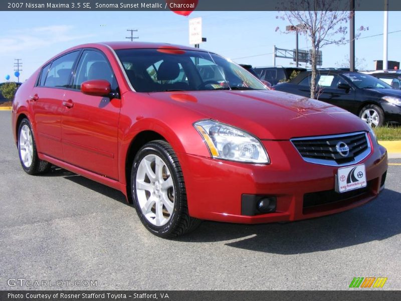 Sonoma Sunset Metallic / Charcoal 2007 Nissan Maxima 3.5 SE