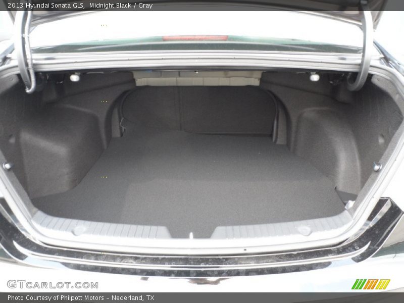Midnight Black / Gray 2013 Hyundai Sonata GLS