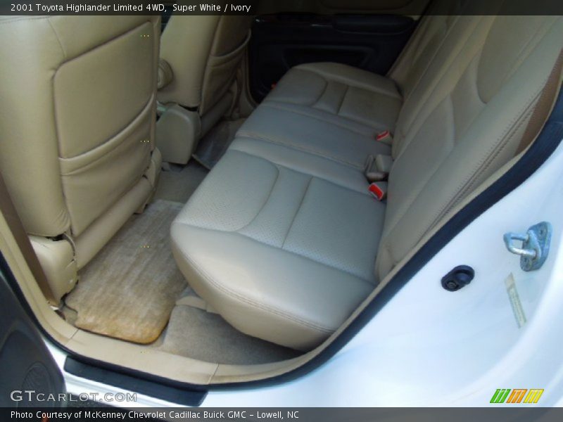Super White / Ivory 2001 Toyota Highlander Limited 4WD