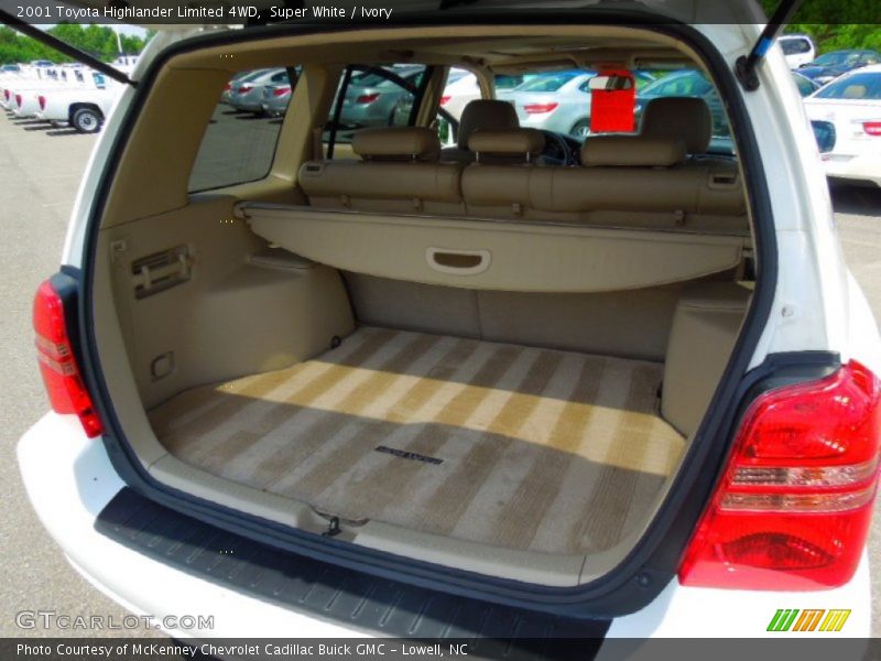 Super White / Ivory 2001 Toyota Highlander Limited 4WD
