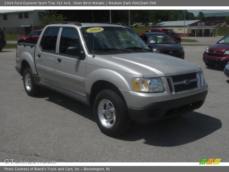 Silver Birch Metallic / Medium Dark Flint/Dark Flint 2004 Ford Explorer Sport Trac XLS 4x4