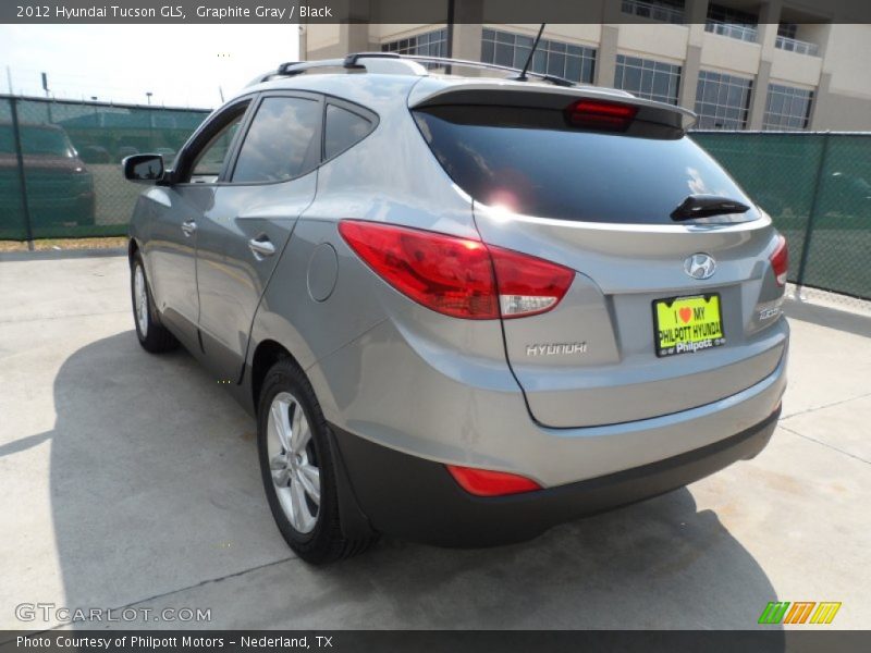 Graphite Gray / Black 2012 Hyundai Tucson GLS