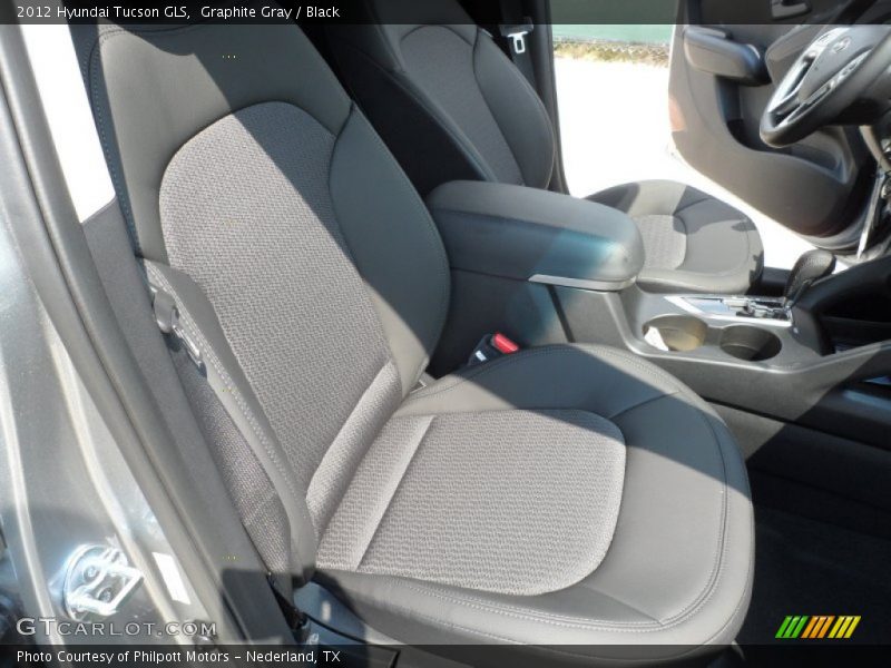 Graphite Gray / Black 2012 Hyundai Tucson GLS