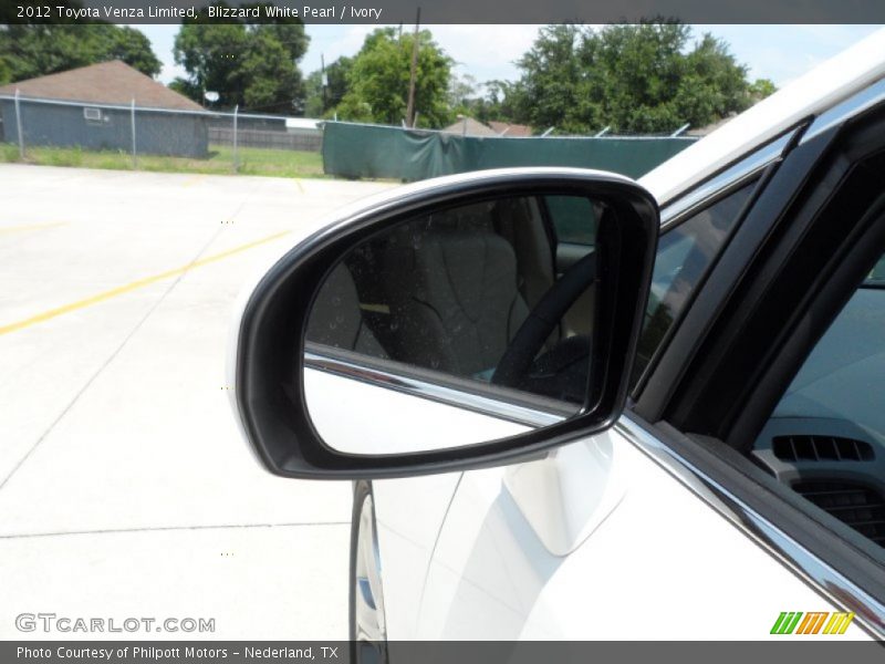 Blizzard White Pearl / Ivory 2012 Toyota Venza Limited