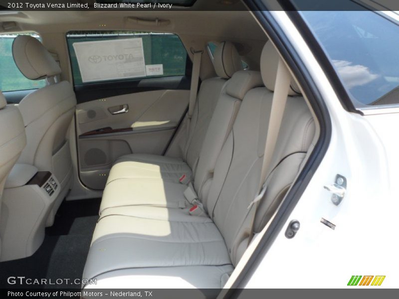 Blizzard White Pearl / Ivory 2012 Toyota Venza Limited