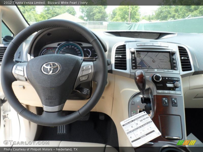 Dashboard of 2012 Venza Limited