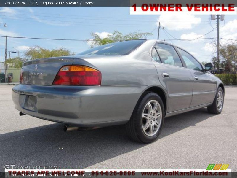 Laguna Green Metallic / Ebony 2000 Acura TL 3.2