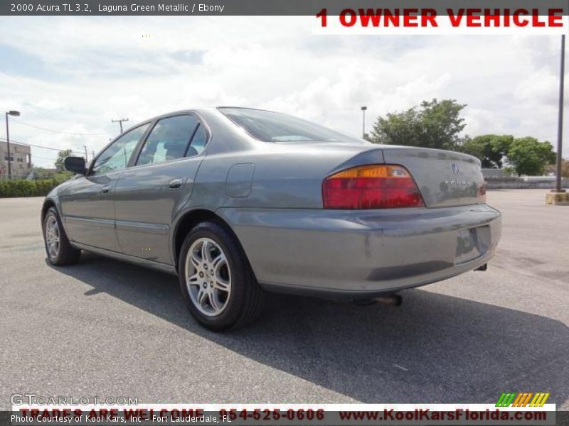 Laguna Green Metallic / Ebony 2000 Acura TL 3.2