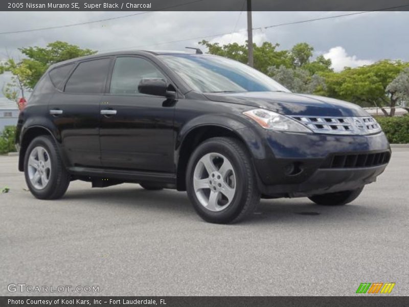 Super Black / Charcoal 2005 Nissan Murano SE