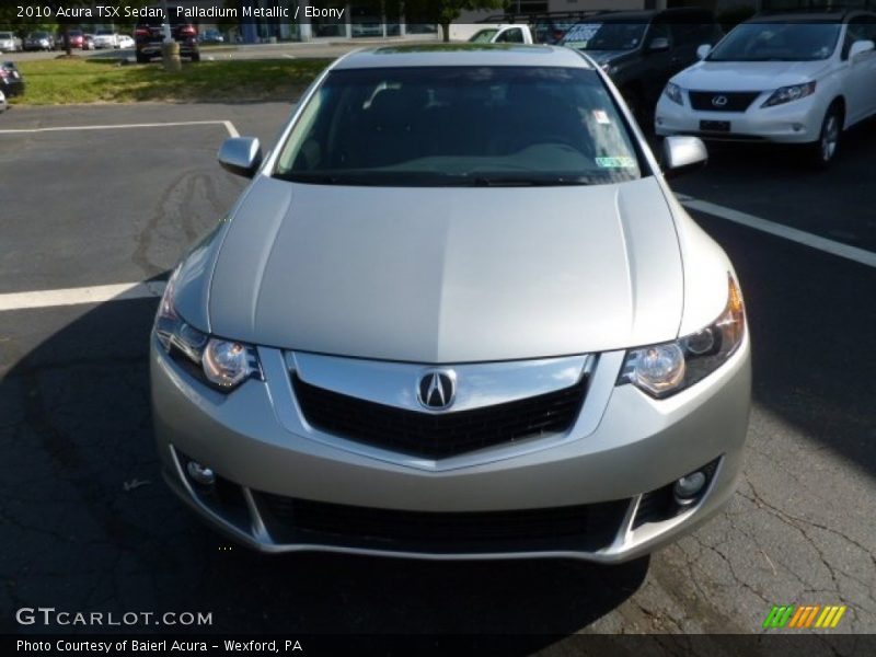 Palladium Metallic / Ebony 2010 Acura TSX Sedan