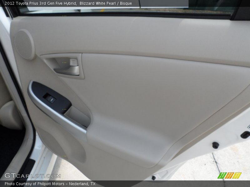 Door Panel of 2012 Prius 3rd Gen Five Hybrid
