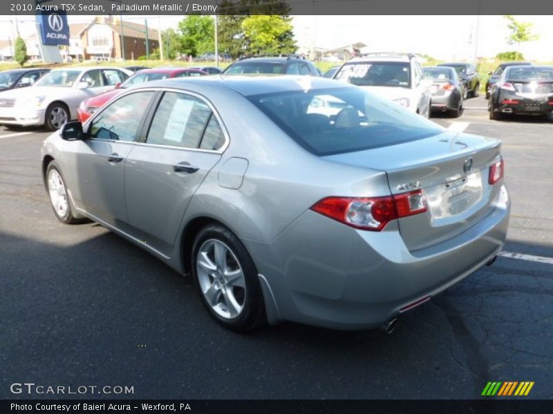 Palladium Metallic / Ebony 2010 Acura TSX Sedan