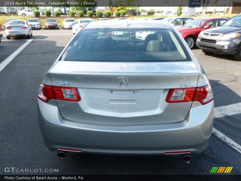 Palladium Metallic / Ebony 2010 Acura TSX Sedan