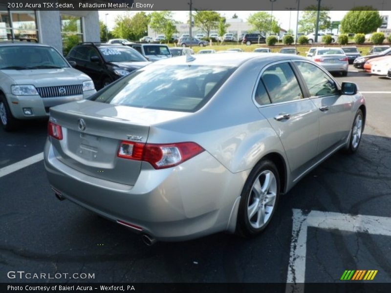 Palladium Metallic / Ebony 2010 Acura TSX Sedan