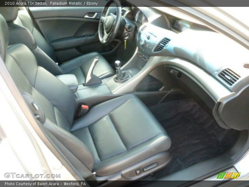 Palladium Metallic / Ebony 2010 Acura TSX Sedan