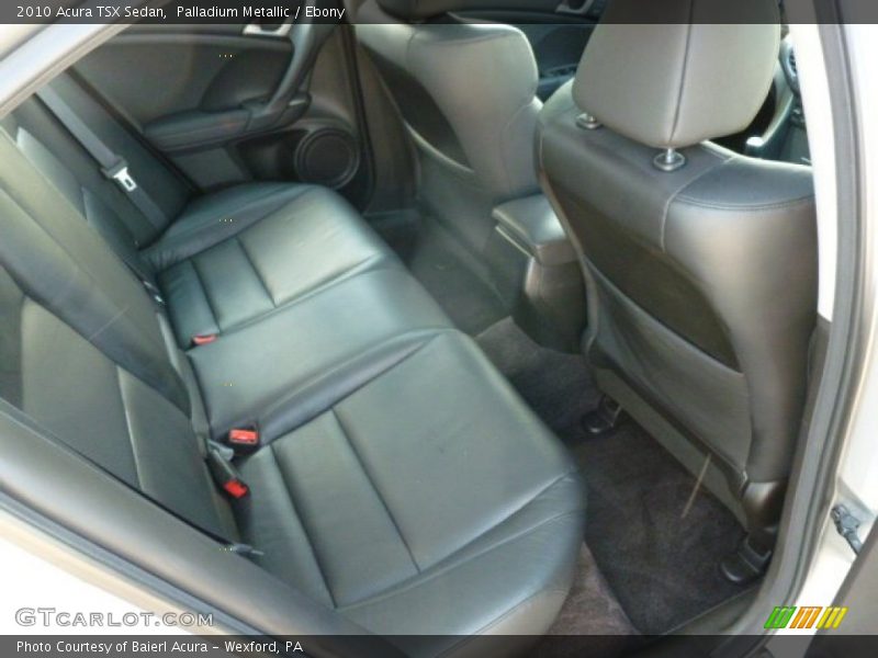 Palladium Metallic / Ebony 2010 Acura TSX Sedan
