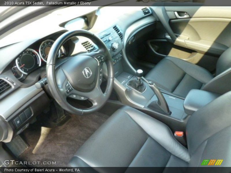 Ebony Interior - 2010 TSX Sedan 