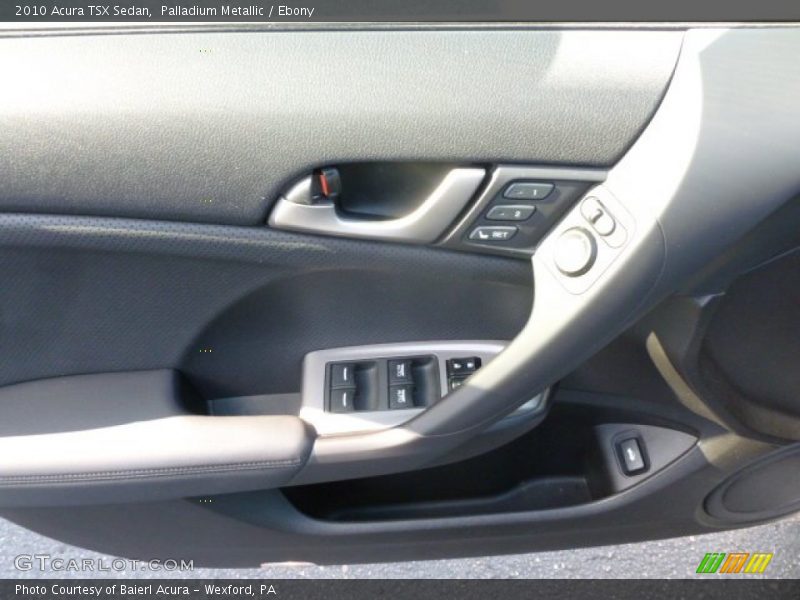 Palladium Metallic / Ebony 2010 Acura TSX Sedan