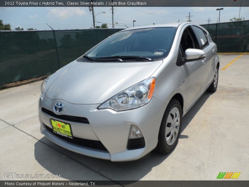 Front 3/4 View of 2012 Prius c Hybrid Two