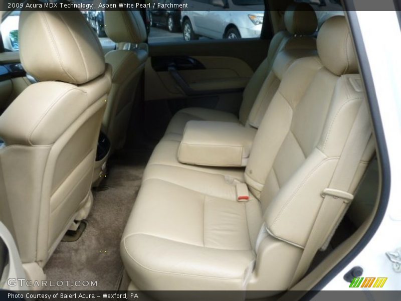 Aspen White Pearl / Parchment 2009 Acura MDX Technology
