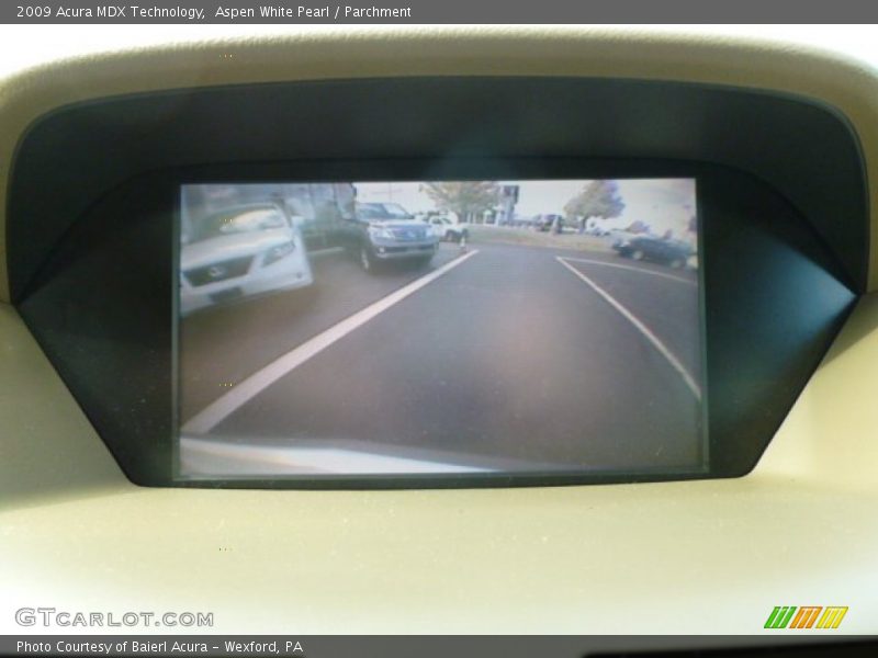 Aspen White Pearl / Parchment 2009 Acura MDX Technology